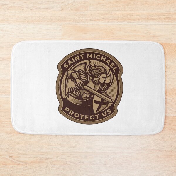 Item preview, Saint Michael the Archangel Protect Us Tactical Emblem designed and sold by interdesigner.