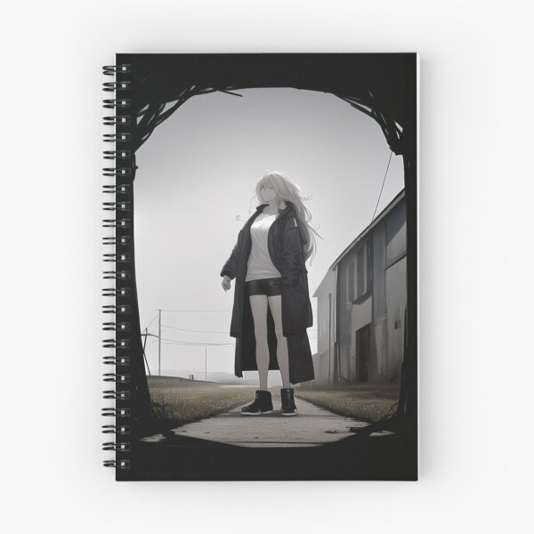 Item preview, Art - Solitary Anime Character, Desolate Manga Atmosphere designed and sold by AnimeShin.