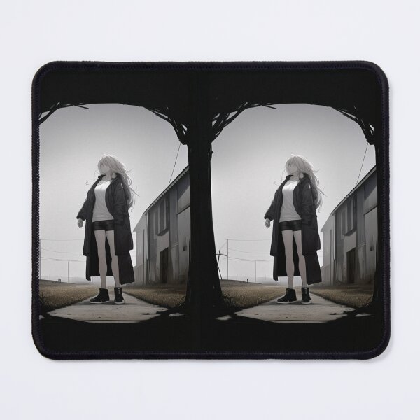 Item preview, Art - Solitary Anime Character, Desolate Manga Atmosphere designed and sold by AnimeShin.