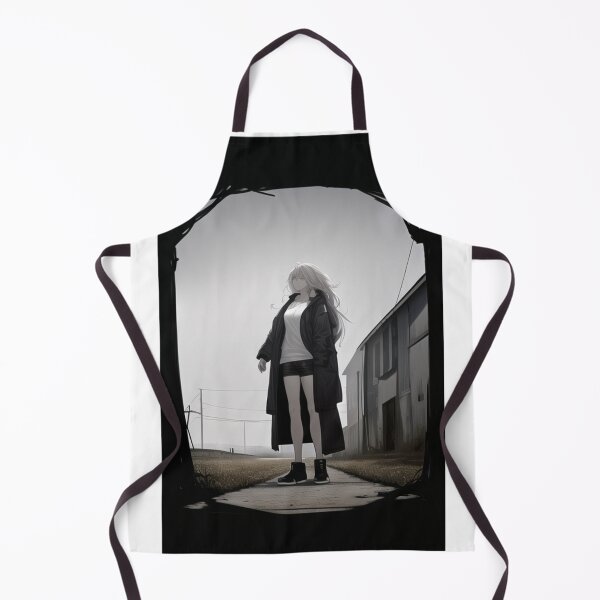 Item preview, Art - Solitary Anime Character, Desolate Manga Atmosphere designed and sold by AnimeShin.