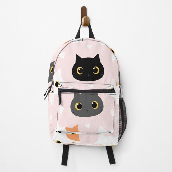 Item preview, Black, White and Grey Cats on Pink designed and sold by TeeGeeTees.
