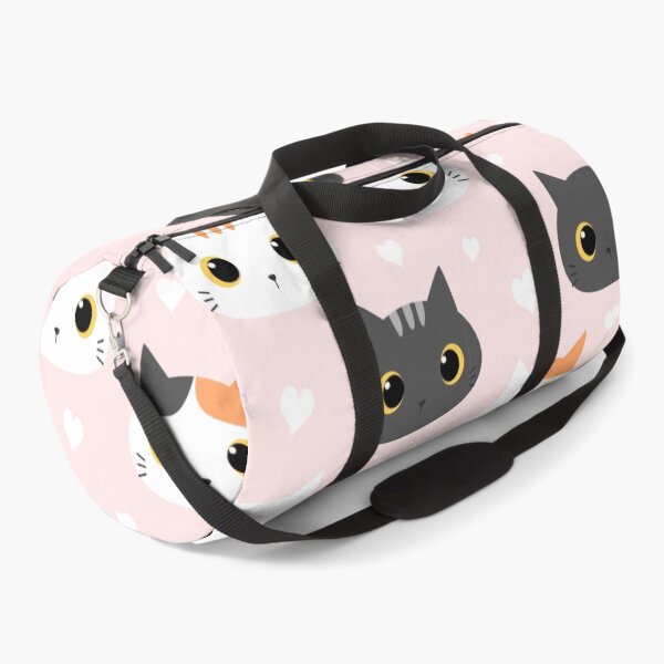 Item preview, Black, White and Grey Cats on Pink designed and sold by TeeGeeTees.