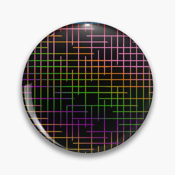Item preview, Colorful Crosshatch Pattern Design - Black  designed and sold by PatternTitan.