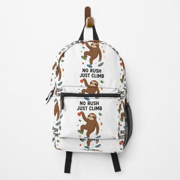 Item preview, Zen Sloth Bouldering: No Rush Just Climb designed and sold by Pineapple-Tree.
