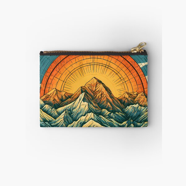 Item preview, Retro Mountain Sunset Graphic designed and sold by Structure-Blue.
