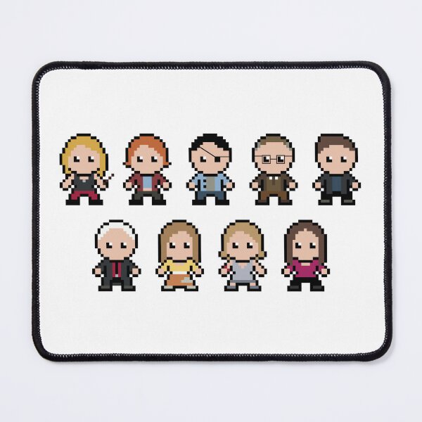 Item preview, Pixel Characters - Vampire Slayer designed and sold by FancyOwlDesigns.