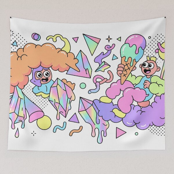 Item preview, Icecream Cute Kawaii Tea Time Dreamland Picnic Art designed and sold by ART ATTACK ZONE.
