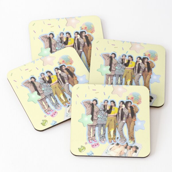 Item preview, ILLIT Pastel Candy Aesthetic Collage | Cute K-Pop collage Design designed and sold by KryaArts27.
