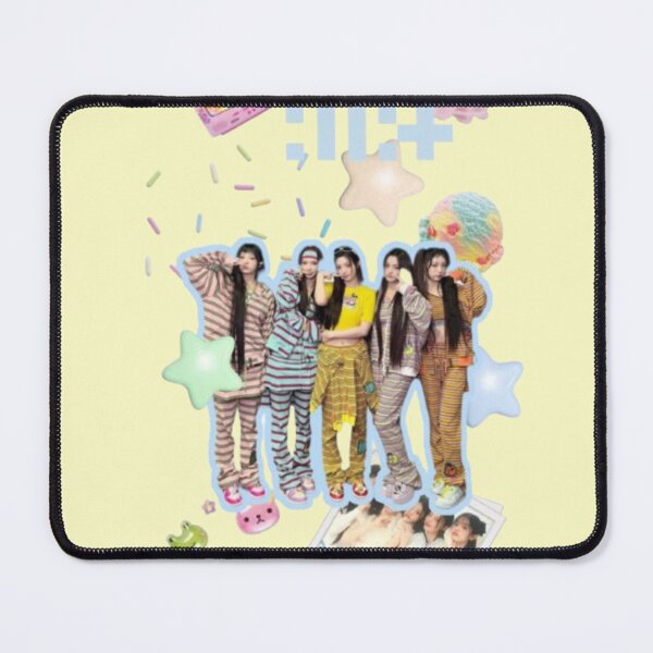 Artikelvorschau, ILLIT Pastellfarbene Candy-Ästhetik-Collage | Niedliches K-Pop-Collage-Design entworfen und verkauft von KryaArts27.