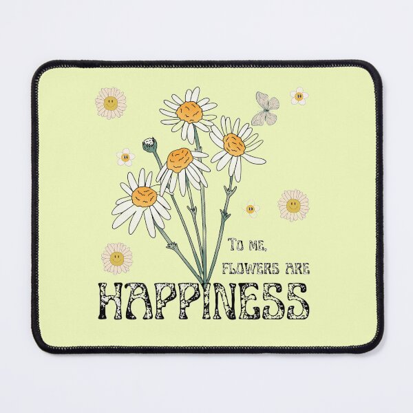 Item preview, To Me, Flowers Are Happiness Retro Daisy Aesthetic designed and sold by SeJaa.