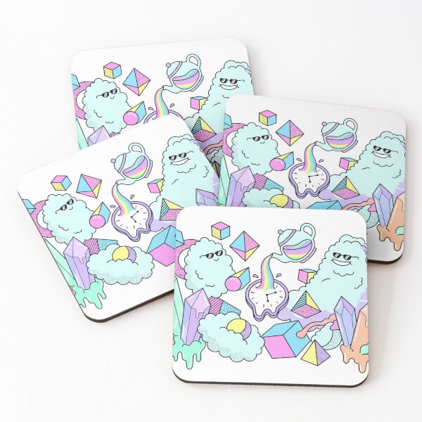 Item preview, Ghost Cute Kawaii Tea Time Dreamland Picnic Art designed and sold by ART ATTACK ZONE.