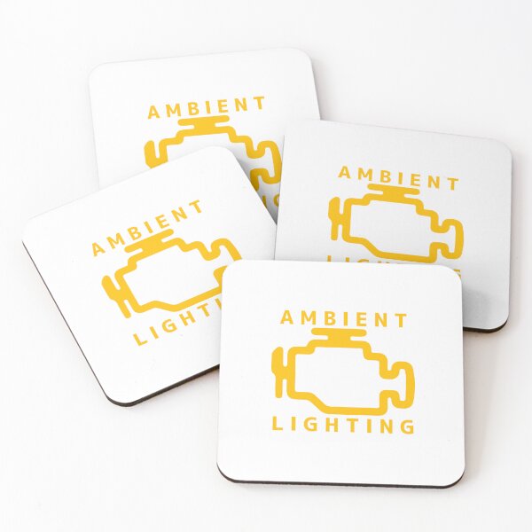 Item preview, Ambient lighting check engine light car guy meme designed and sold by GrimeWear.