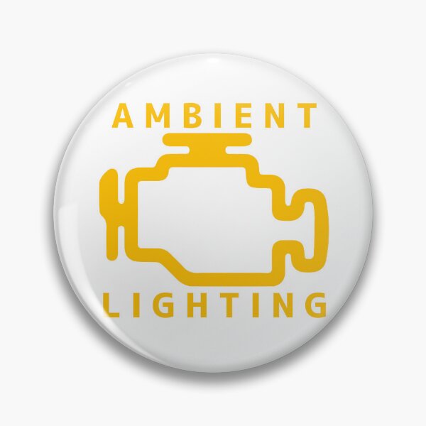 Item preview, Ambient lighting check engine light car guy meme designed and sold by GrimeWear.