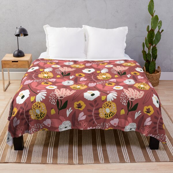 Item preview, Floral Seamless Pattern Retro Boho Botanicals designed and sold by Zaya_art.