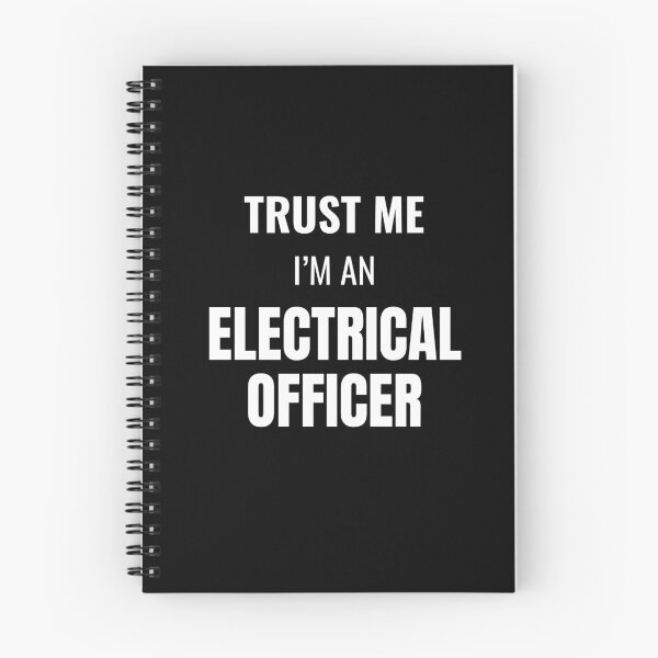 Item preview, Trust Me I'm an Electrical Officer (White) designed and sold by ShipCrewNation.