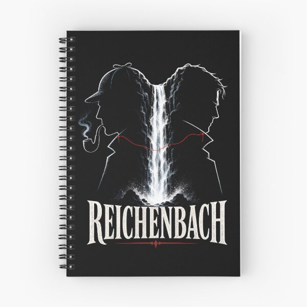 Item preview, Sherlock Holmes Reichenbach Falls Moriarty Silhouette Gothic Art designed and sold by Fenay Designs.