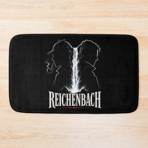 Item preview, Sherlock Holmes Reichenbach Falls Moriarty Silueta Arte Gótico designed and sold by Fenay Designs.