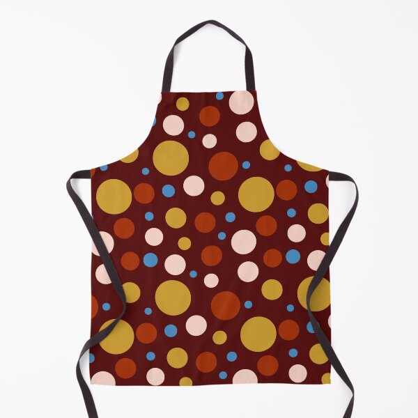 Aperçu de l'œuvre Autumn Contrast | Motif Moderne de Cercles | Design Géométrique Mid-Century créée et vendue par ViviNyks.