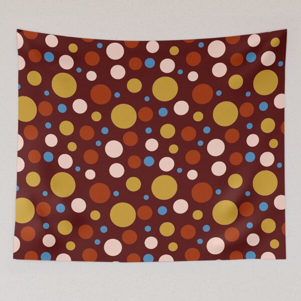 Item preview, Autumn Contrast | Modern Circle Pattern | Mid Century Modern Seamless Geometric Print designed and sold by ViviNyks.