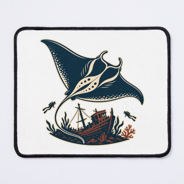 Item preview, a manta ray designed and sold by zzinthestore.