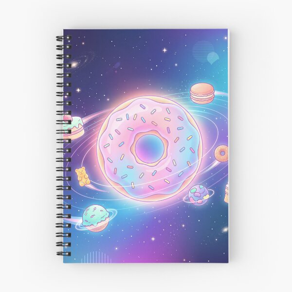 Item preview, Donut Sun with Orbiting Dessert Planets designed and sold by ASTRAL ART LAB.
