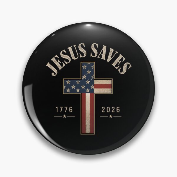 Item preview, 250 Years Jesus Saves JesUSAves USA Flag Patriotic Christian designed and sold by OlakunleOloroz.
