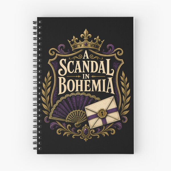 Item preview, Sherlock Holmes A Scandal in Bohemia Ornate Crest Art designed and sold by Fenay Designs.