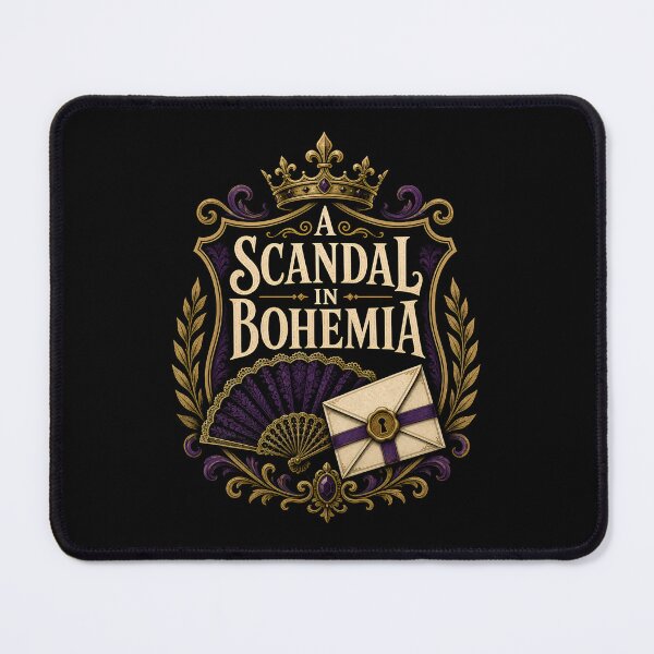 Item preview, Sherlock Holmes A Scandal in Bohemia Ornate Crest Art designed and sold by Fenay Designs.