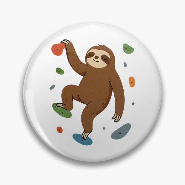 Item preview, Zen sloth bouldering on the wall designed and sold by Pineapple-Tree.