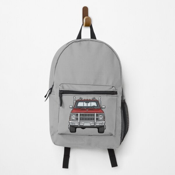 Item preview, Red Classic American Pickup Truck with Exhausts designed and sold by Late Theory.