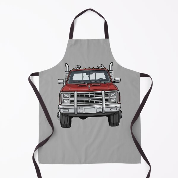 Item preview, Red Classic American Pickup Truck with Exhausts designed and sold by Late Theory.