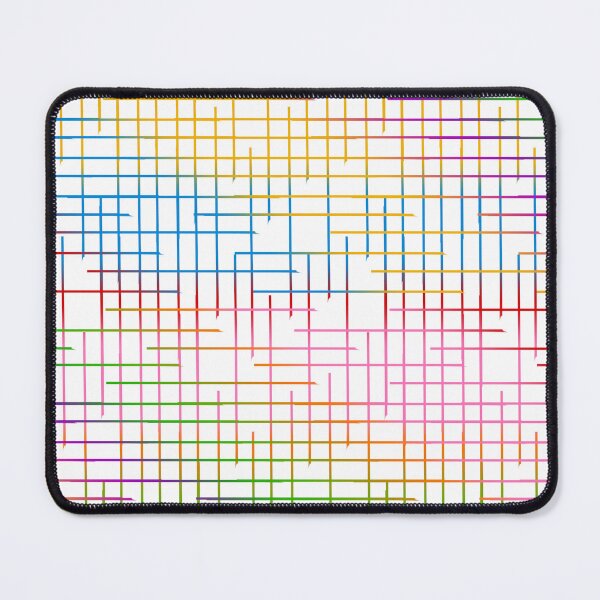 Item preview, Colorful Crosshatch Pattern Design - White designed and sold by PatternTitan.