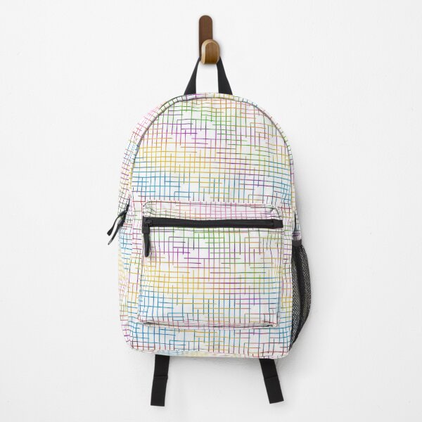 Item preview, Colorful Crosshatch Pattern Design - White designed and sold by PatternTitan.