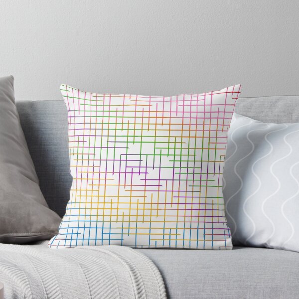 Item preview, Colorful Crosshatch Pattern Design - White  designed and sold by PatternTitan.