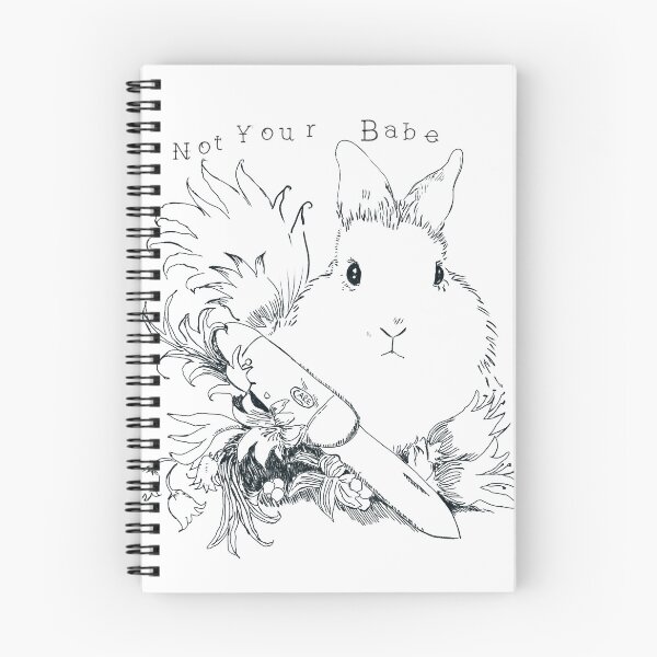 Item preview, Not your babe bunny penknife designed and sold by Hephzibahlove.