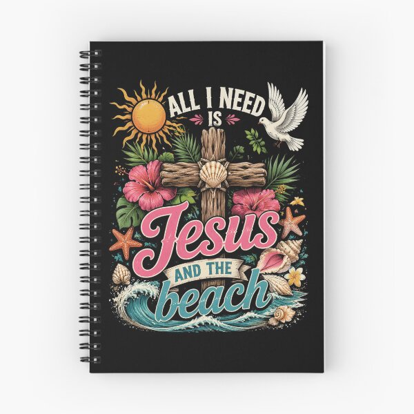 Item preview, All I Need is Jesus and The Beach Christian Summer designed and sold by OlakunleOloroz.