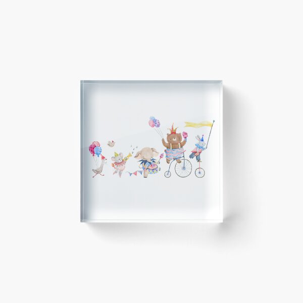 Item preview, circus watercolor animals designed and sold by the-myro.