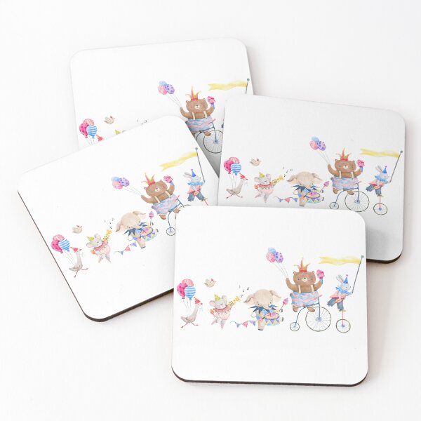 Item preview, circus watercolor animals designed and sold by the-myro.