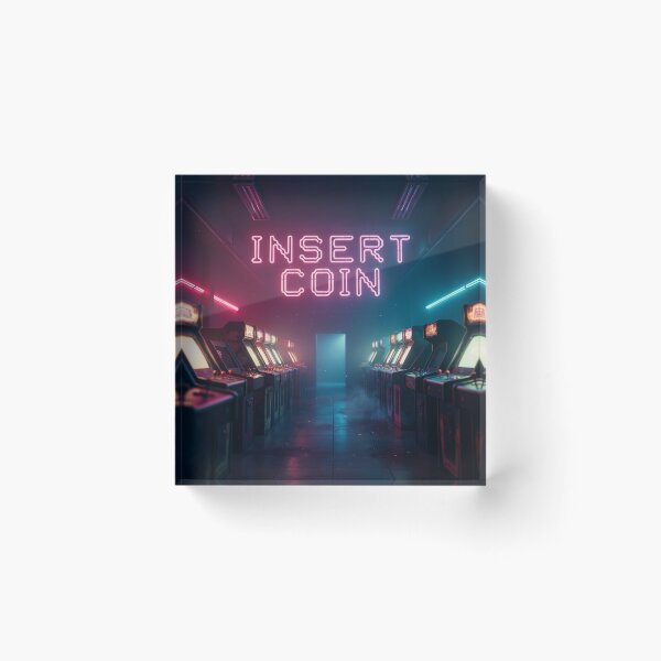 Item preview, Retro Arcade Room Neon Synthwave Print designed and sold by EtermaoDigital.