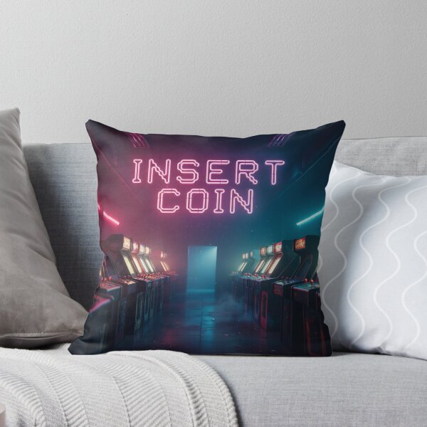 Item preview, Retro Arcade Room Neon Synthwave Print designed and sold by EtermaoDigital.