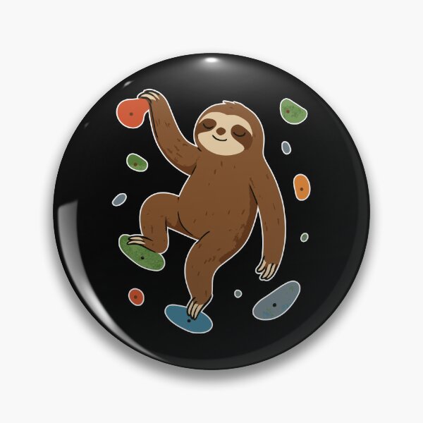 Item preview, Zen sloth bouldering on the wall designed and sold by Pineapple-Tree.