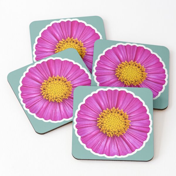 Item preview, Pink Cosmos Flower Botanical Floral Sticker designed and sold by GusiaTreasures.