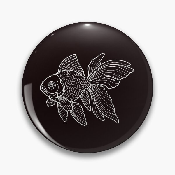 Item preview, Elegant Goldfish Line Art Illustration designed and sold by ArtPer-design.