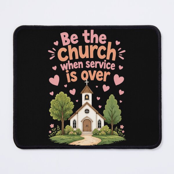 Item preview, Be The Church When Service is Over Christian Faith designed and sold by OlakunleOloroz.