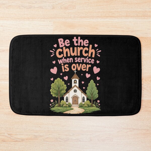 Item preview, Be The Church When Service is Over Christian Faith designed and sold by OlakunleOloroz.