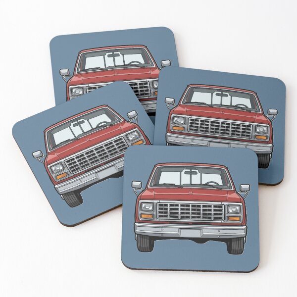 Item preview, Vintage Red Square Body Pickup Truck designed and sold by Late Theory.