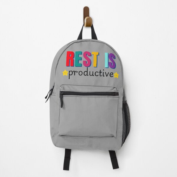 Item preview, Rest Is Productive | Cute Motivational Typography | Self Care Positive Quote designed and sold by Rush2Buy.