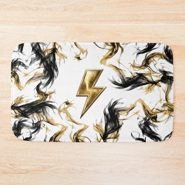 Item preview, Golden Lightning and Abstract Black Smoke designed and sold by Mcjiskra.