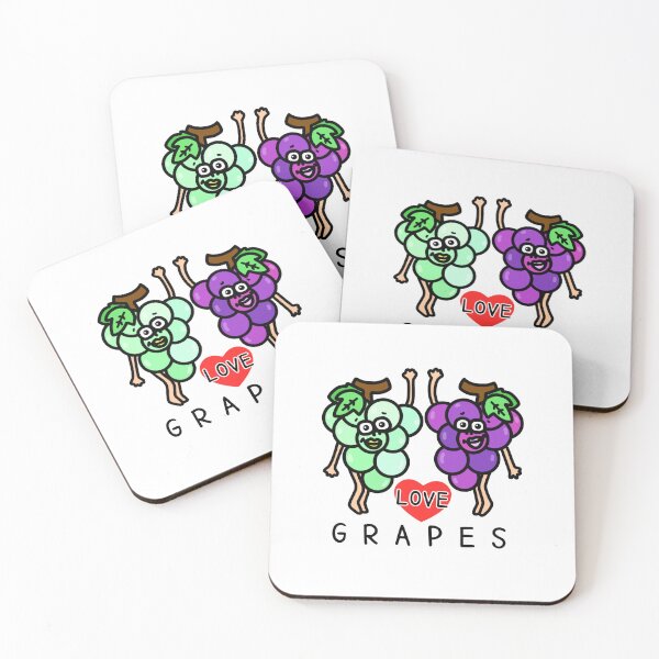 Item preview, Cute I LOVE GRAPES designed and sold by kanaehonkawa.