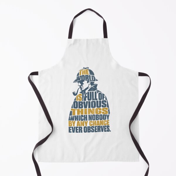 Item preview, Sherlock Holmes The World Is Full of Obvious Things Quote Art designed and sold by Fenay Designs.